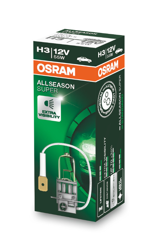 H3 12V 55W PK22s AllSeason 1st. OSRAM