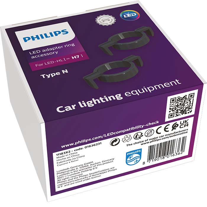 Typ "N" LED Retrofit Adapter rings