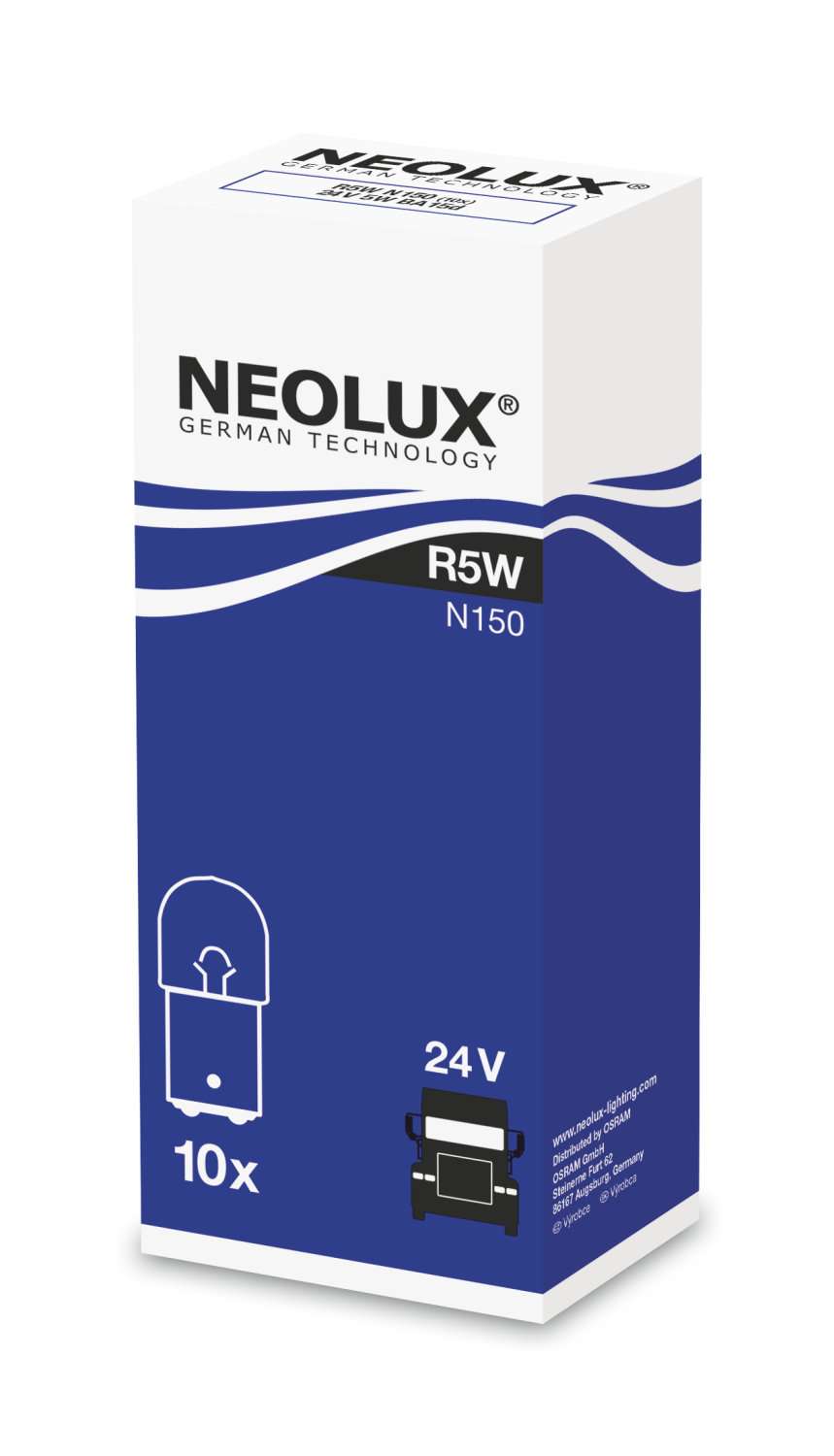 R5W 24V 5W BA15D Standard N150 1 Stück NEOLUX