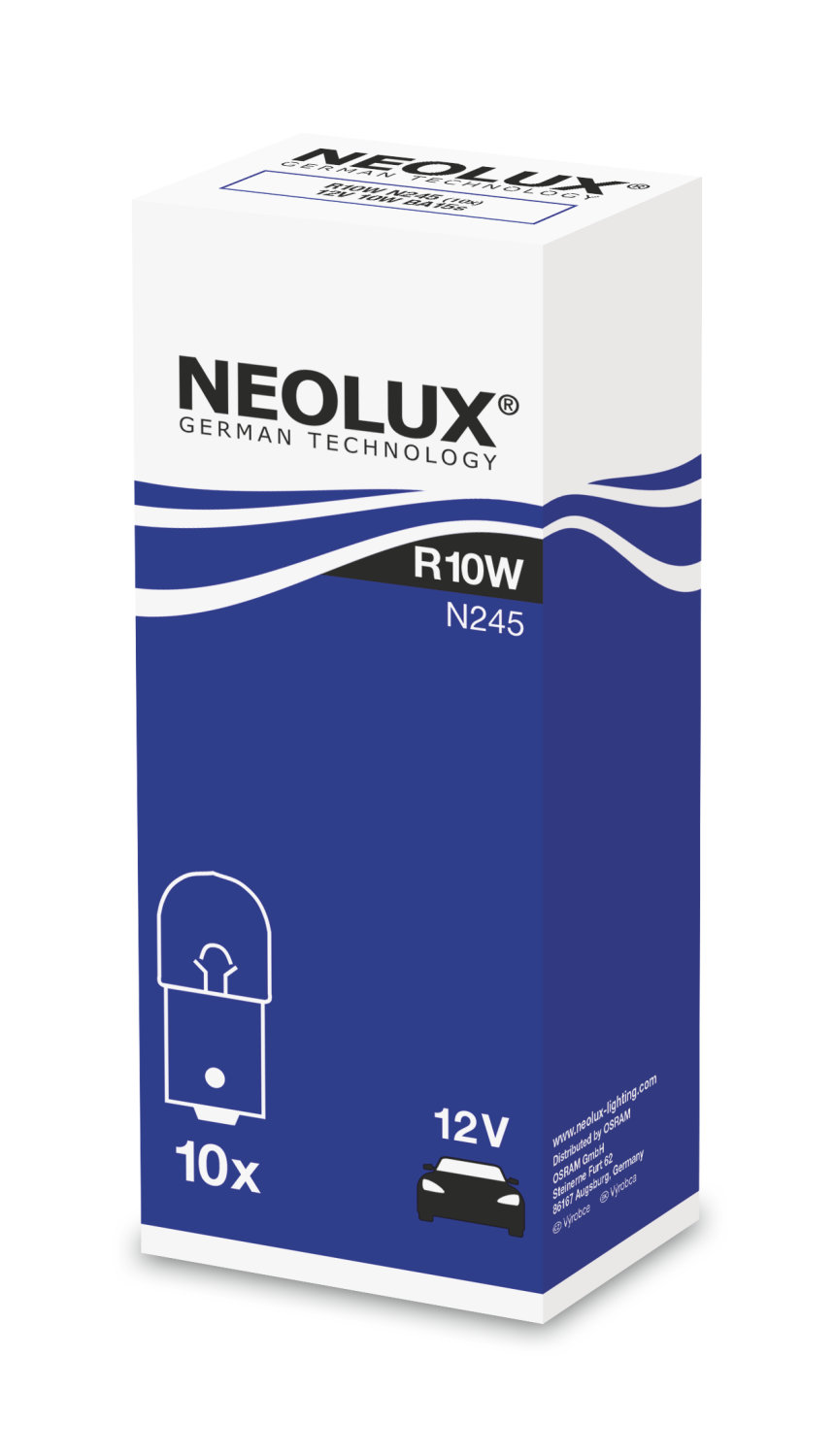 R10W 12V 10W BA15s 1St. NEOLUX