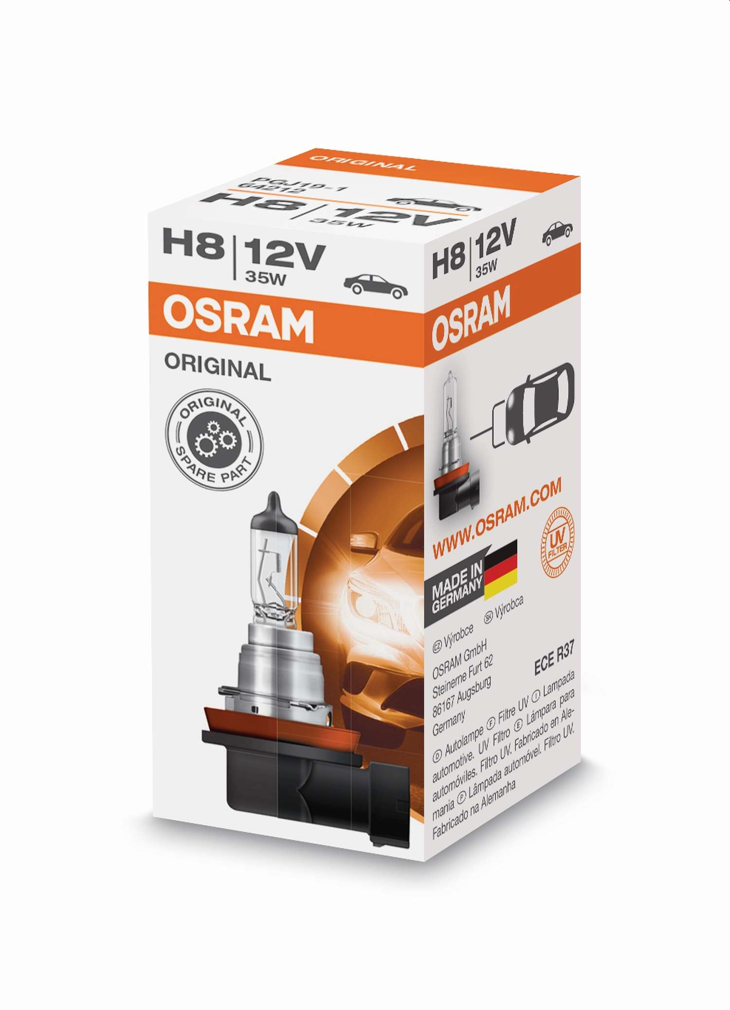 H8 12V 35W PGJ19-1 1st. OSRAM