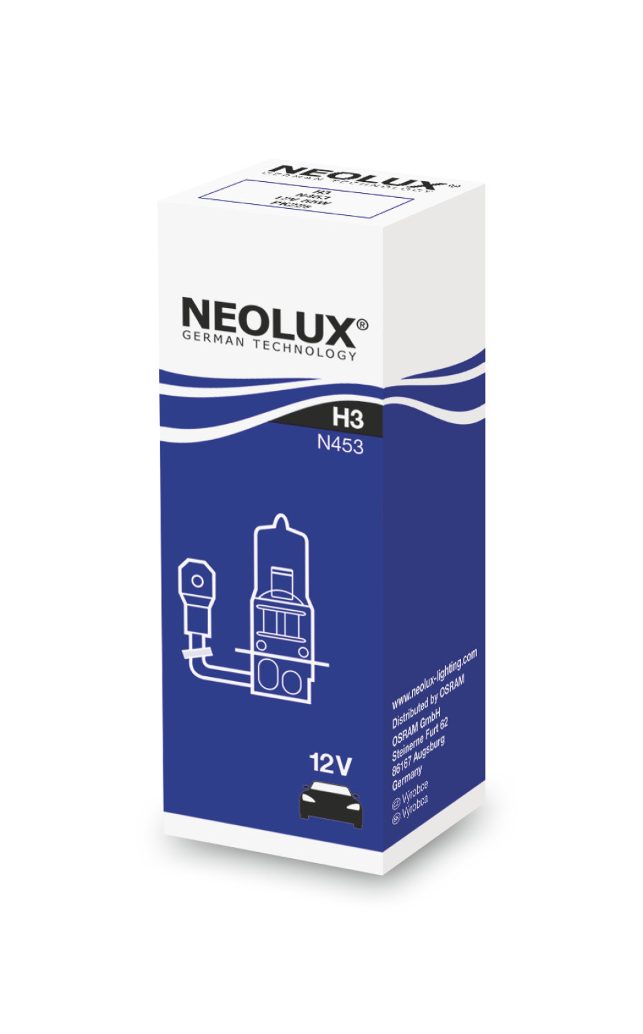 H3 12V 55W PK22s 1 St. NEOLUX