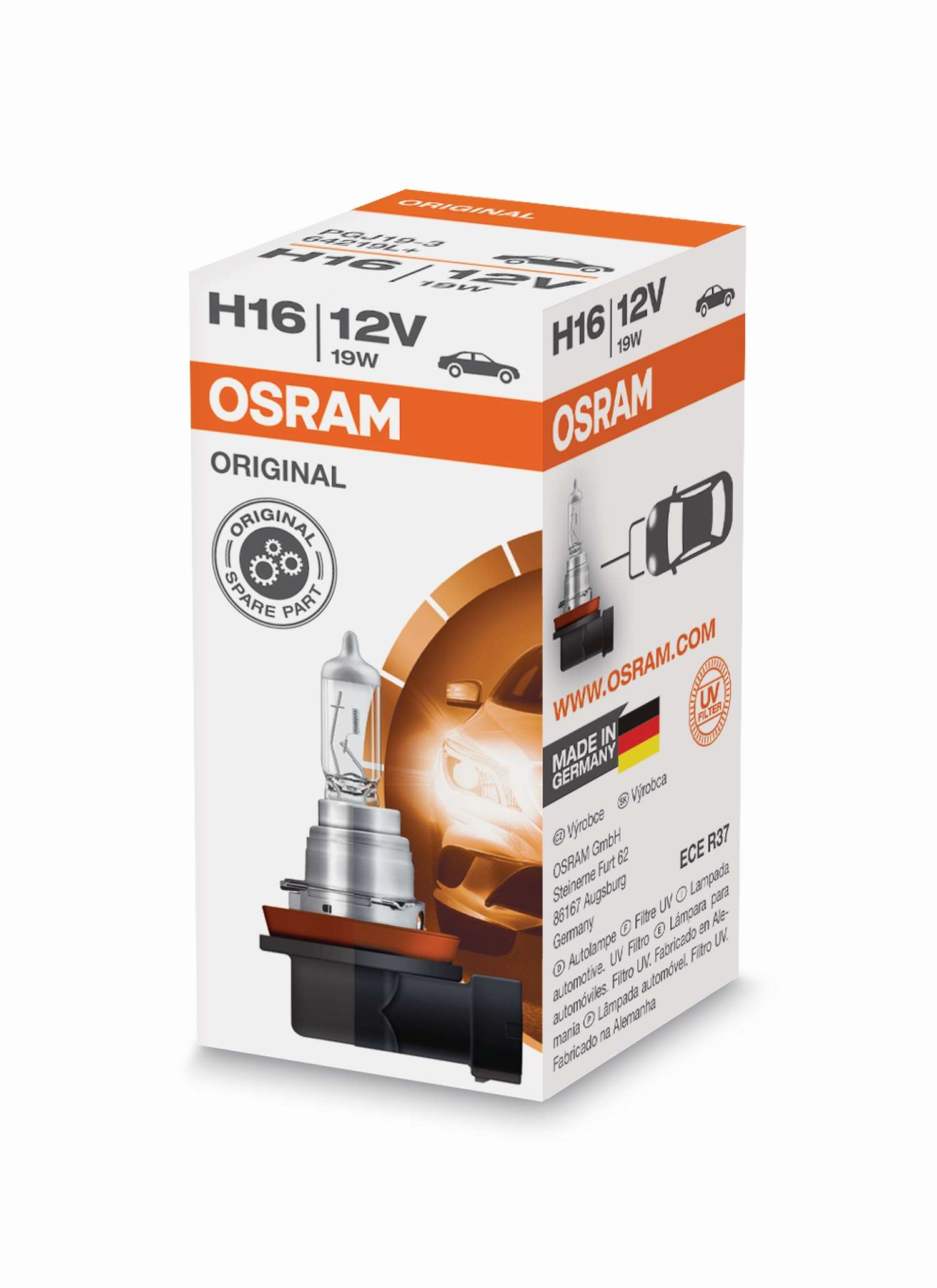 H16L+ 12V Longlife Faltschachtel OSRAM