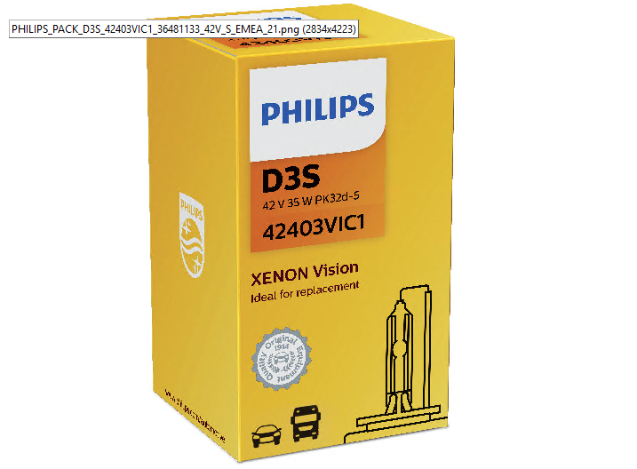 D3S Vision Xenon 42V 35W