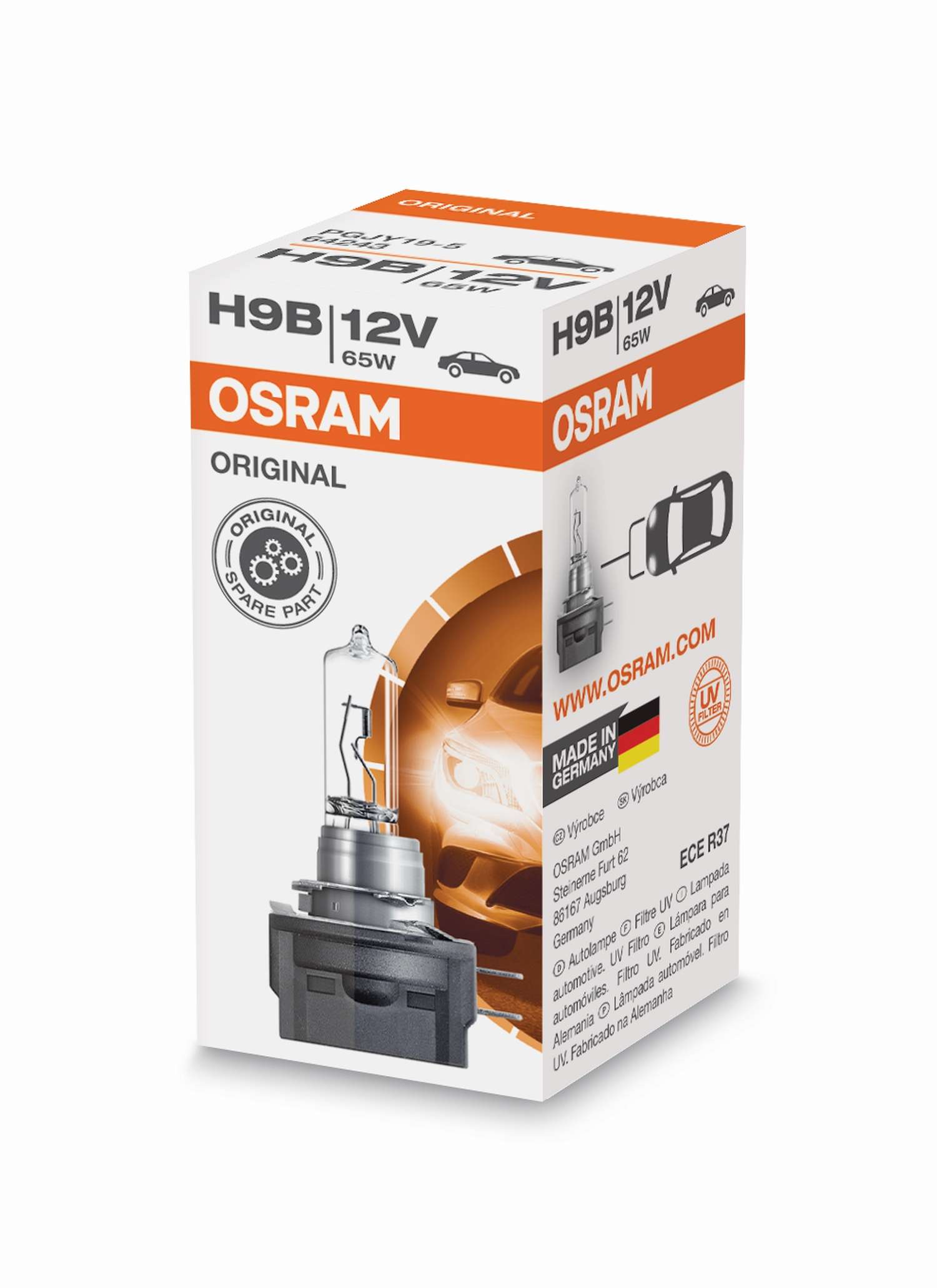 H9B 12V 65W PGJY19-5 1st. OSRAM