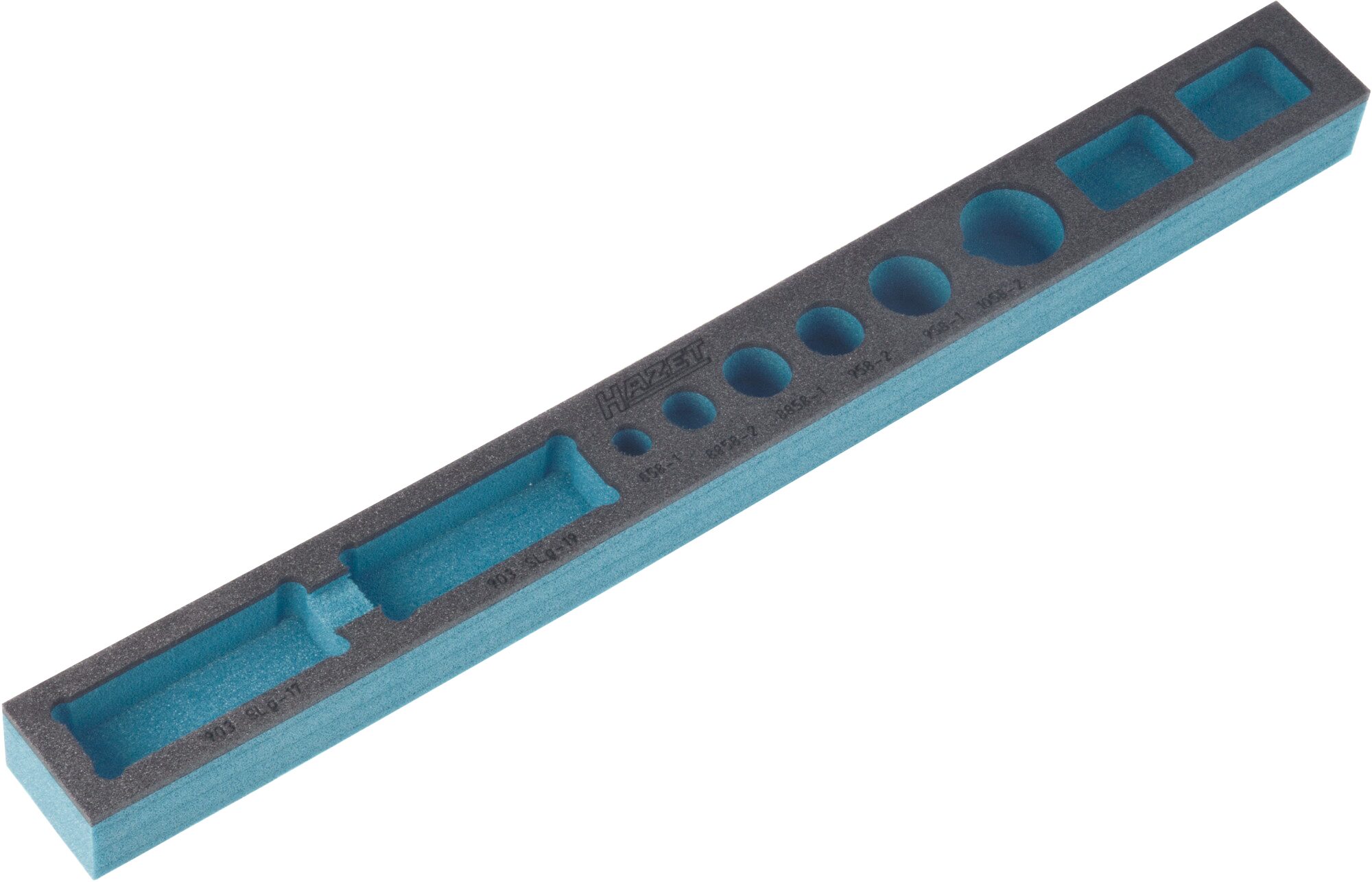 HAZET 2-Komponenten Weichschaumeinlage 163-131L ∙ L x B: 519 x 50 mm
