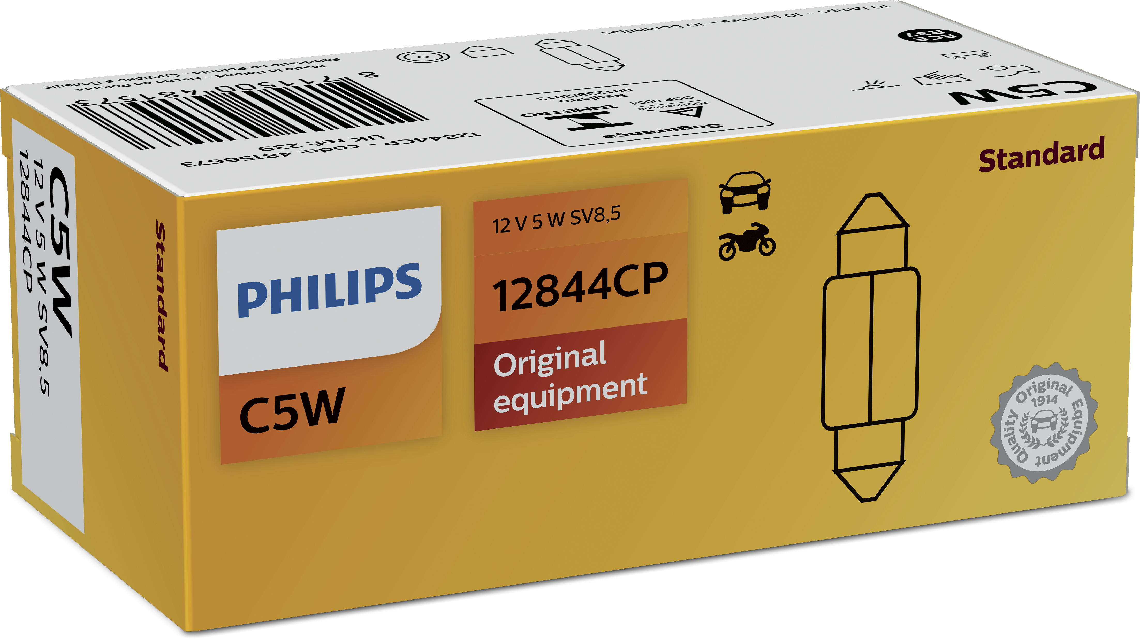 C5W Standard 12844CP