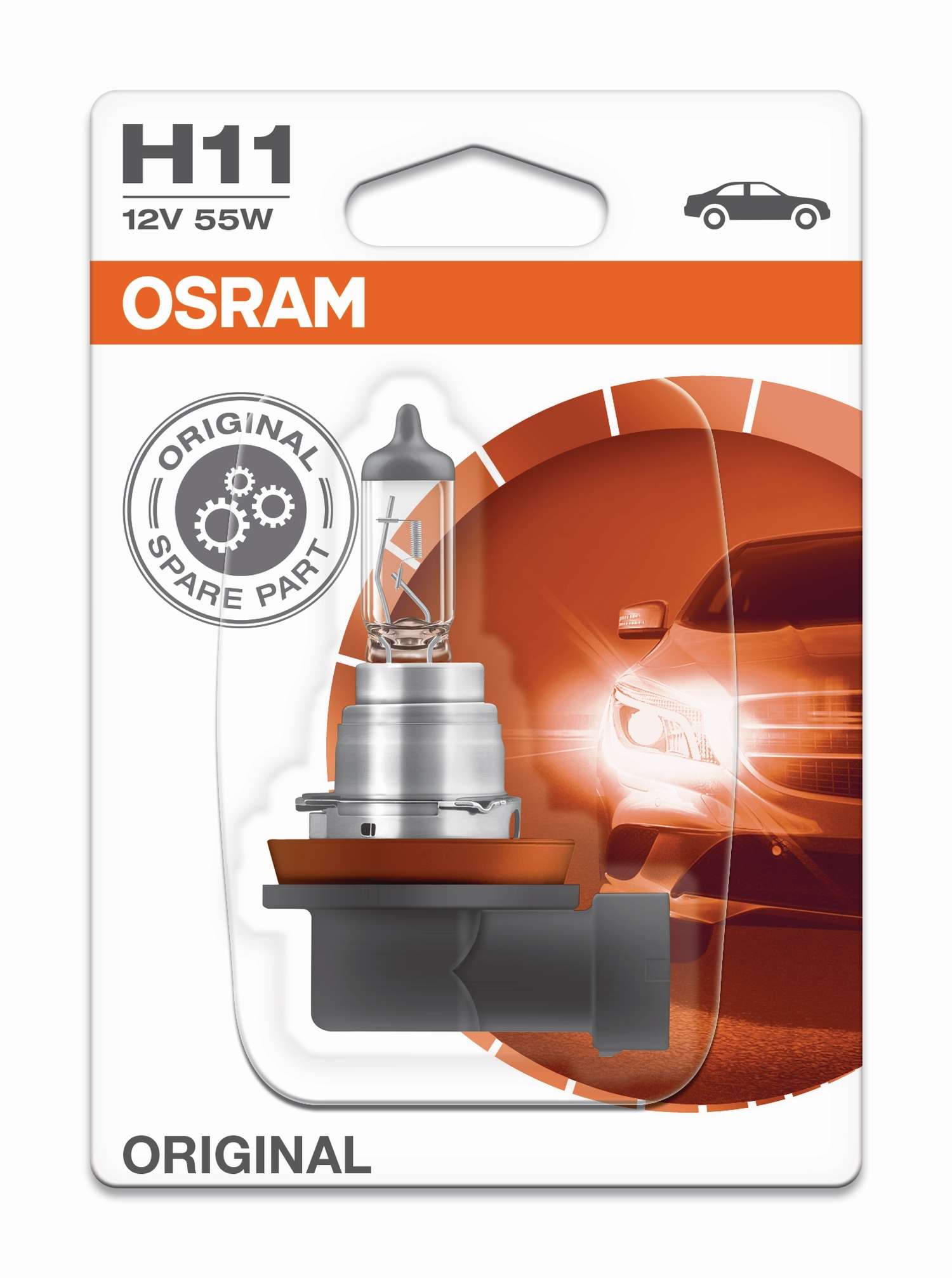 H11 12V 55W PGJ19-2 1st. Blister OSRAM