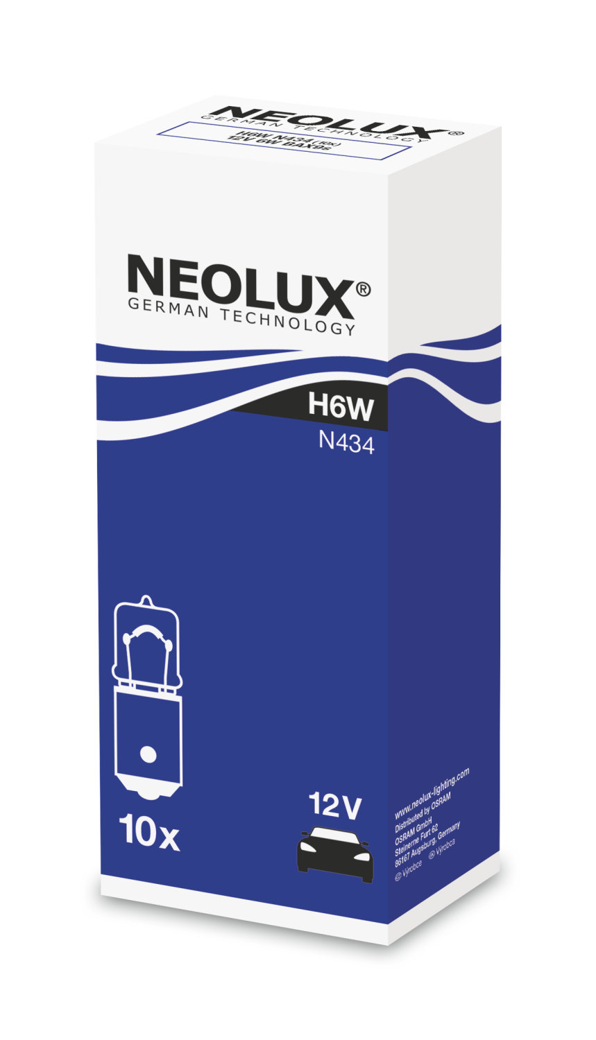 H6W 12V 6W BAX9s 1 St. NEOLUX