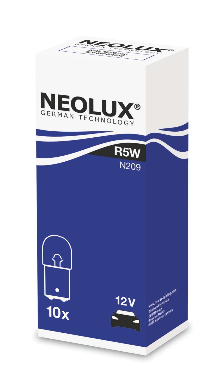R5W 12V 5W BA15D Standard N209 1 Stück NEOLUX