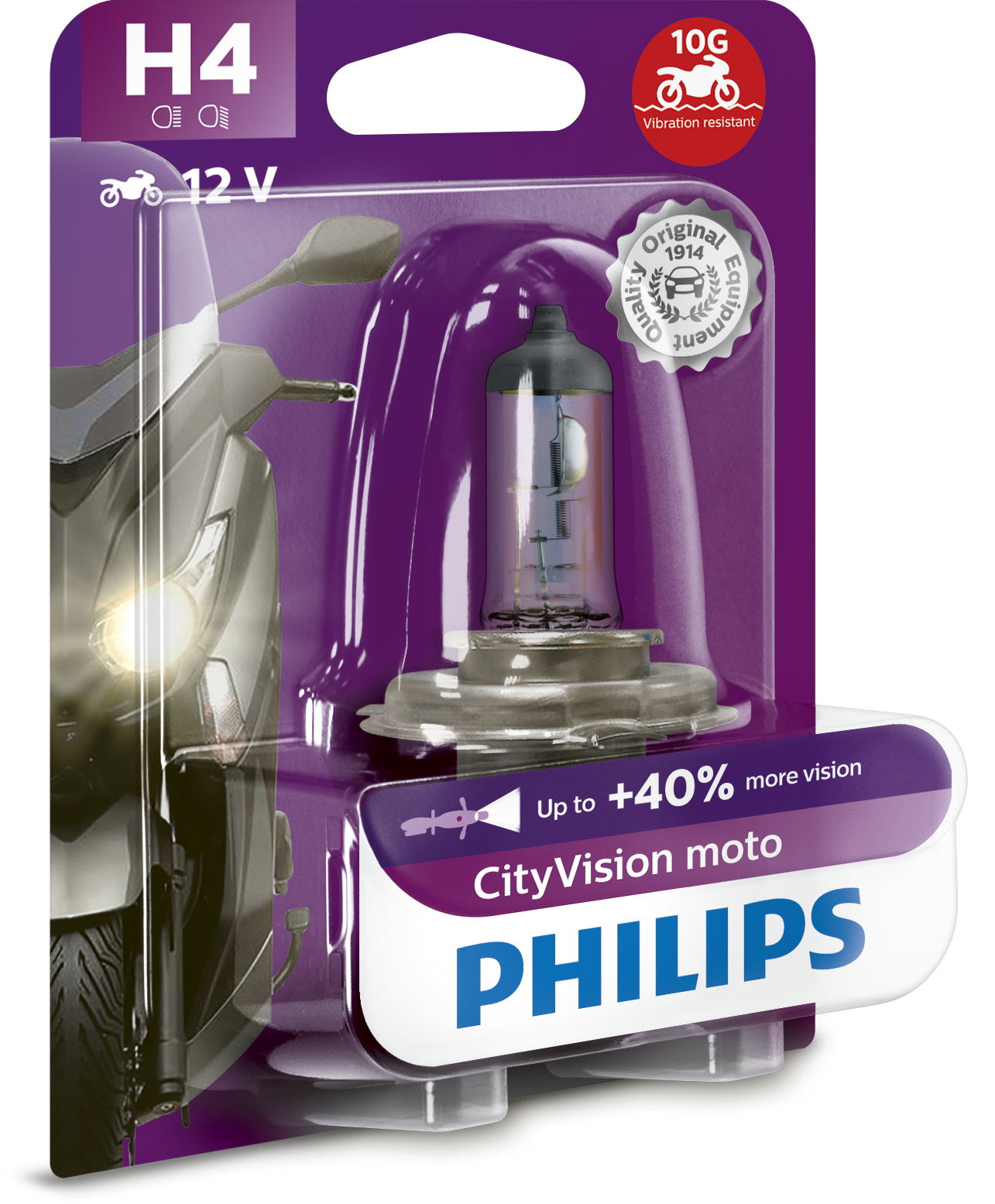 H4 CityVision Moto 12V 60/55W