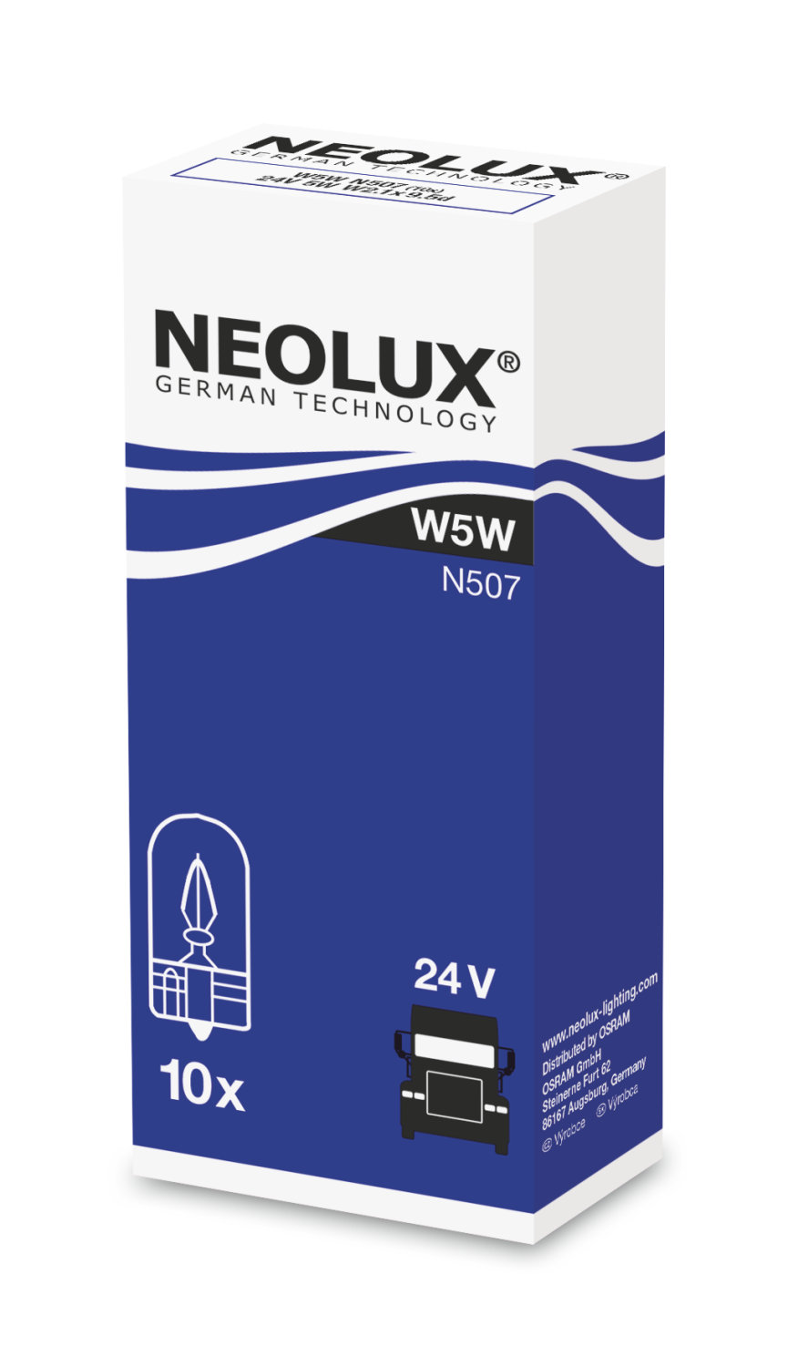W5W 24V 5W  W2,1x9,5d 1 St. NEOLUX