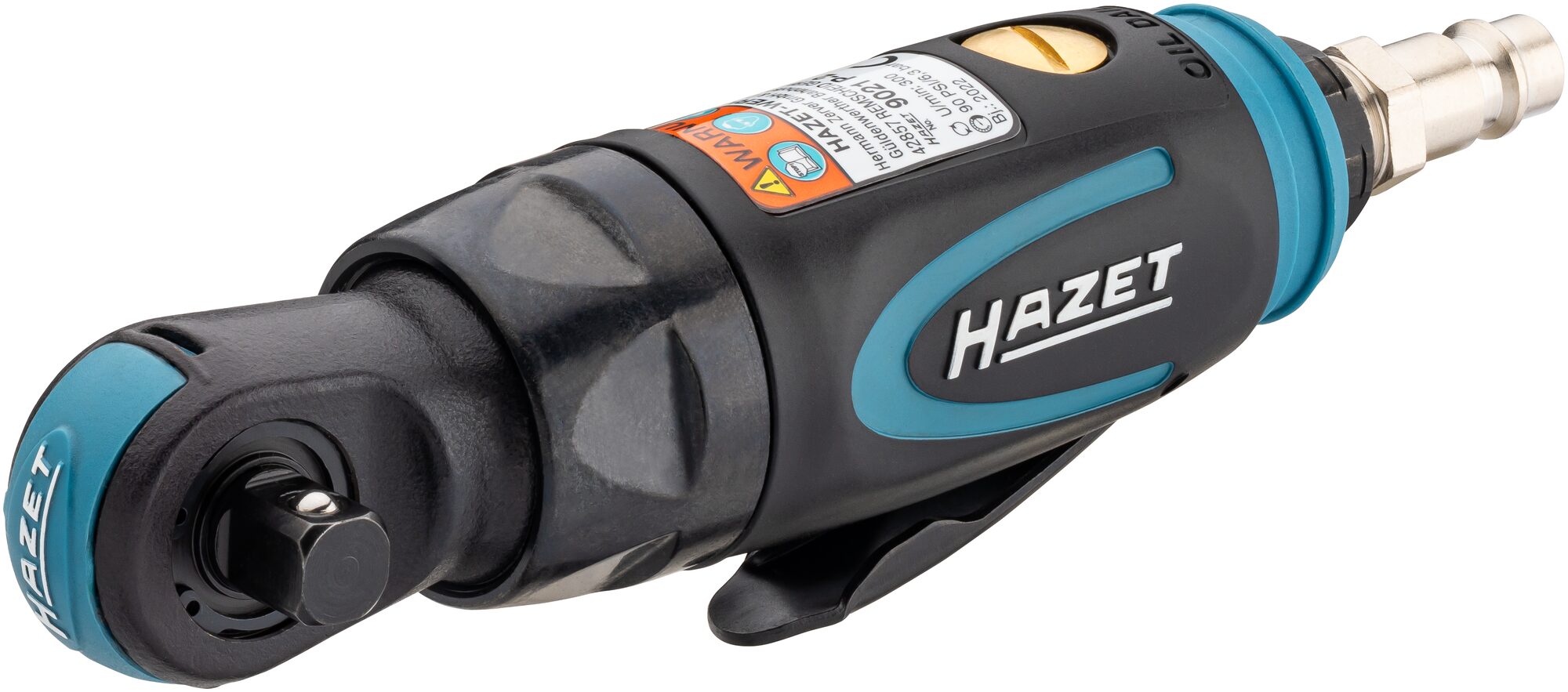 HAZET Mini Ratschenschrauber 9021P-2 ∙ 3/8 Zoll (10 mm) Vierkant ∙ Länge: 150 mm