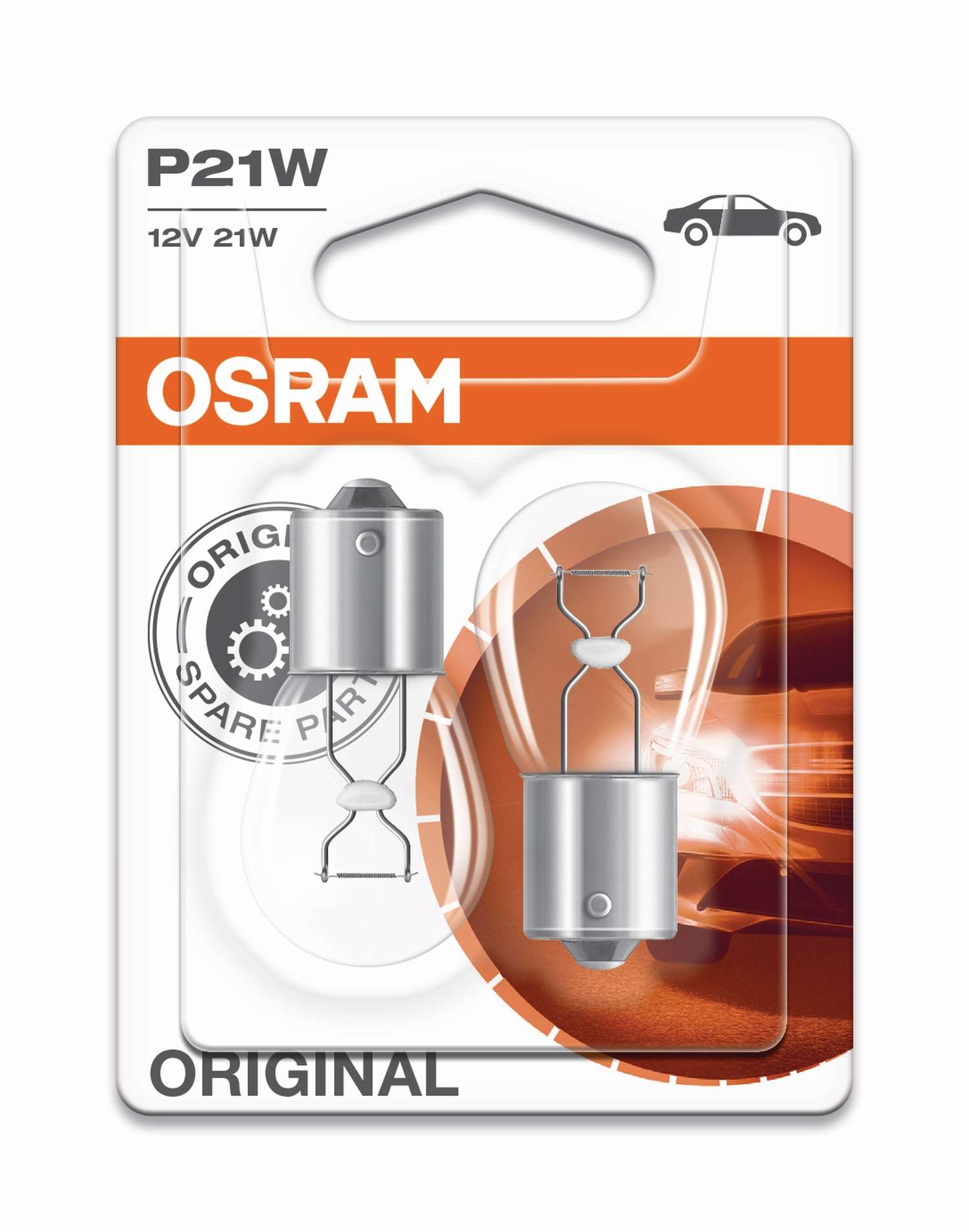 P21W 12V 21W BA15s 2st. Blister Original OSRAM