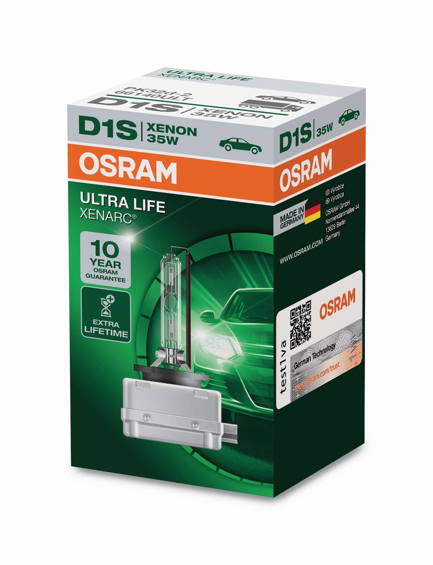 D1S 35W PK32d-2 ULTRA LIFE 10 Jahre Garantie 1st. Faltschach