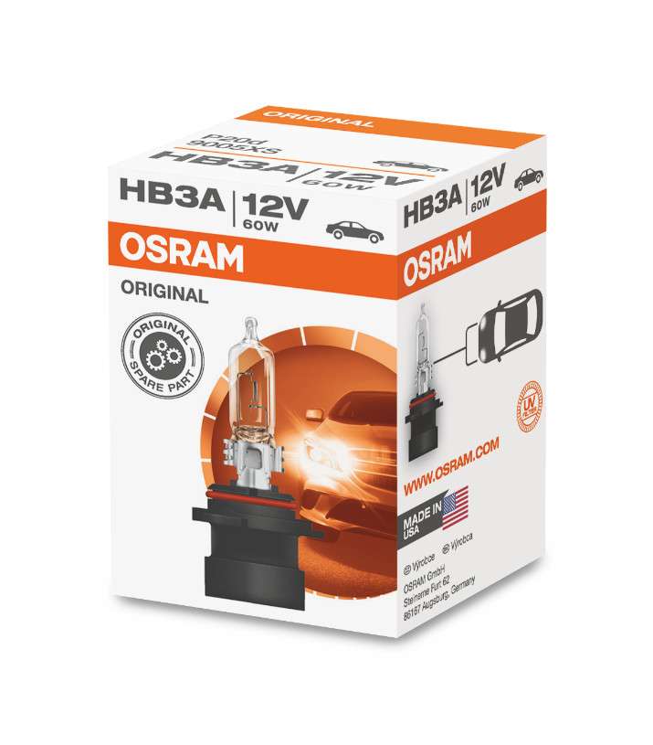 HB3A 12V 60W P20d 1st. OSRAM
