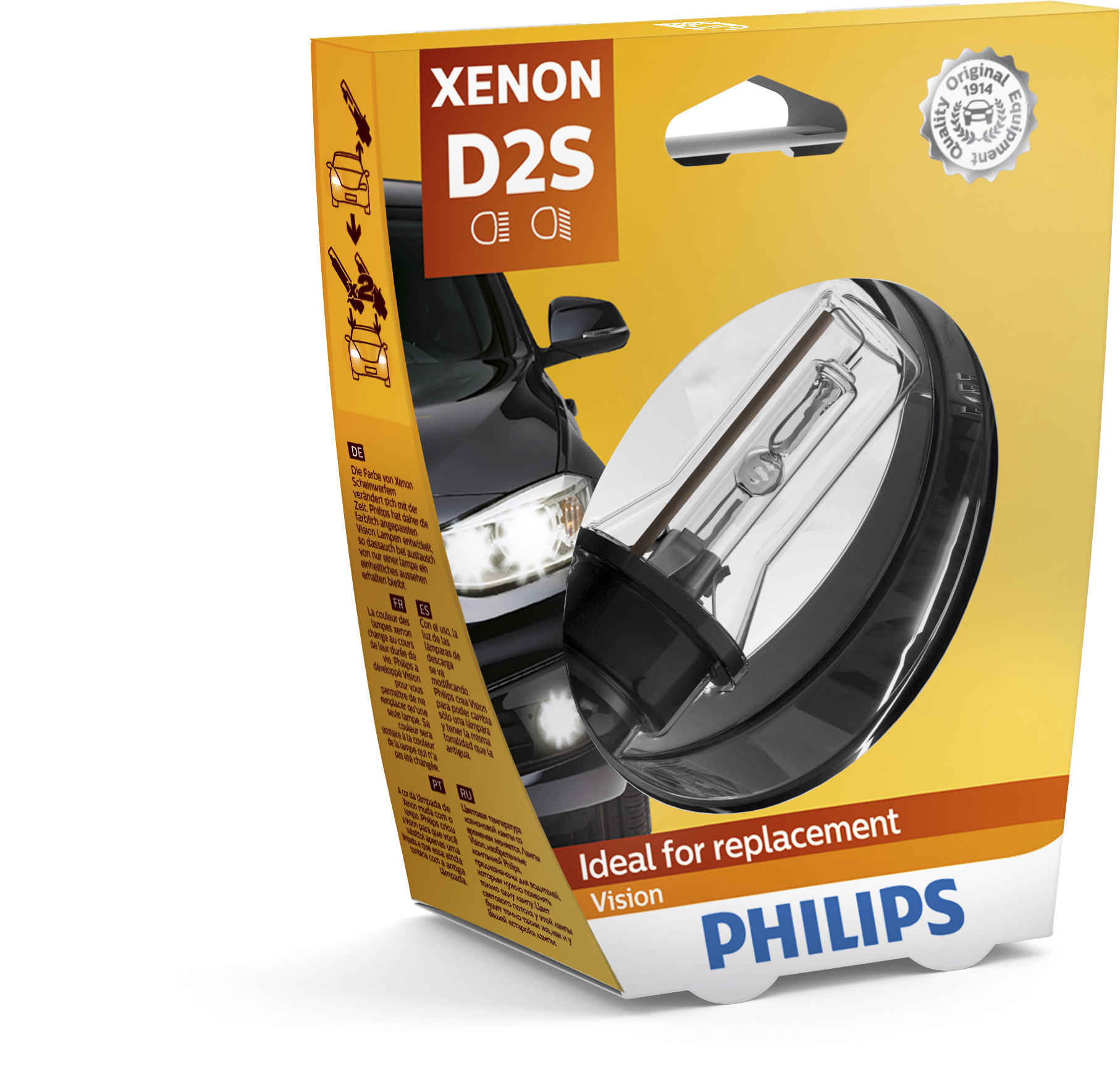 Philips D2S Vision Xenon Autolampe OE Qualität 85122VIS1