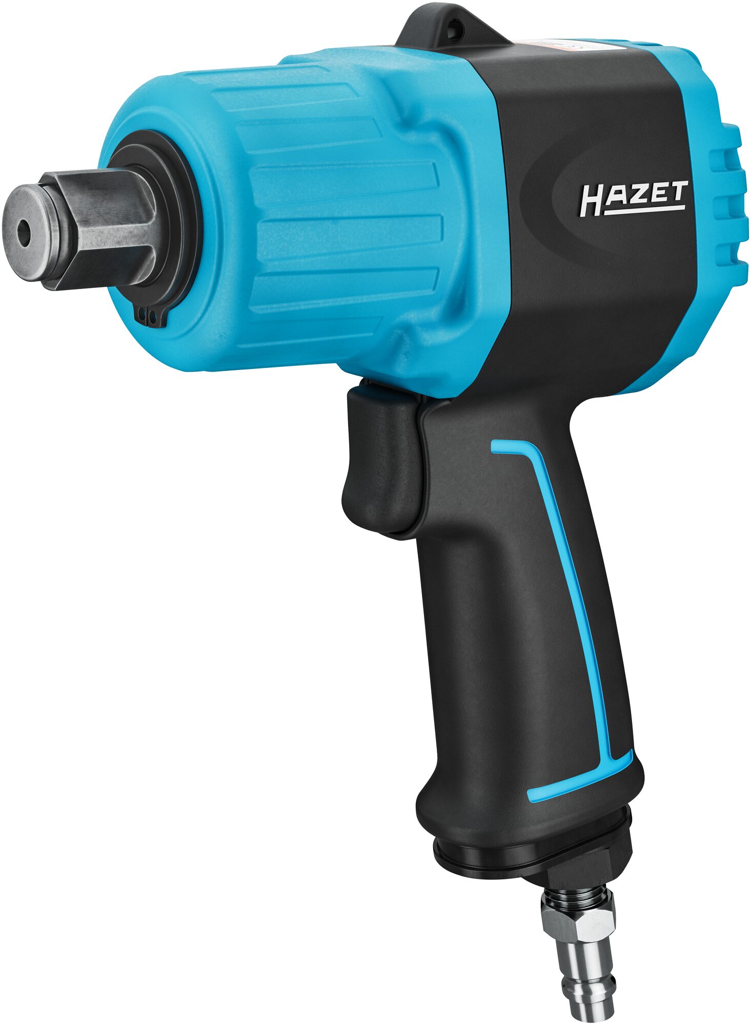 HAZET Twin Turbo Schlagschrauber 9013MTT ∙ Lösemoment maximal [Nm]: 1890 Nm ∙ 3/4 Zoll (20 mm) Vierkant ∙ Hochleistungs-Doppelhammer-Schlagwerk