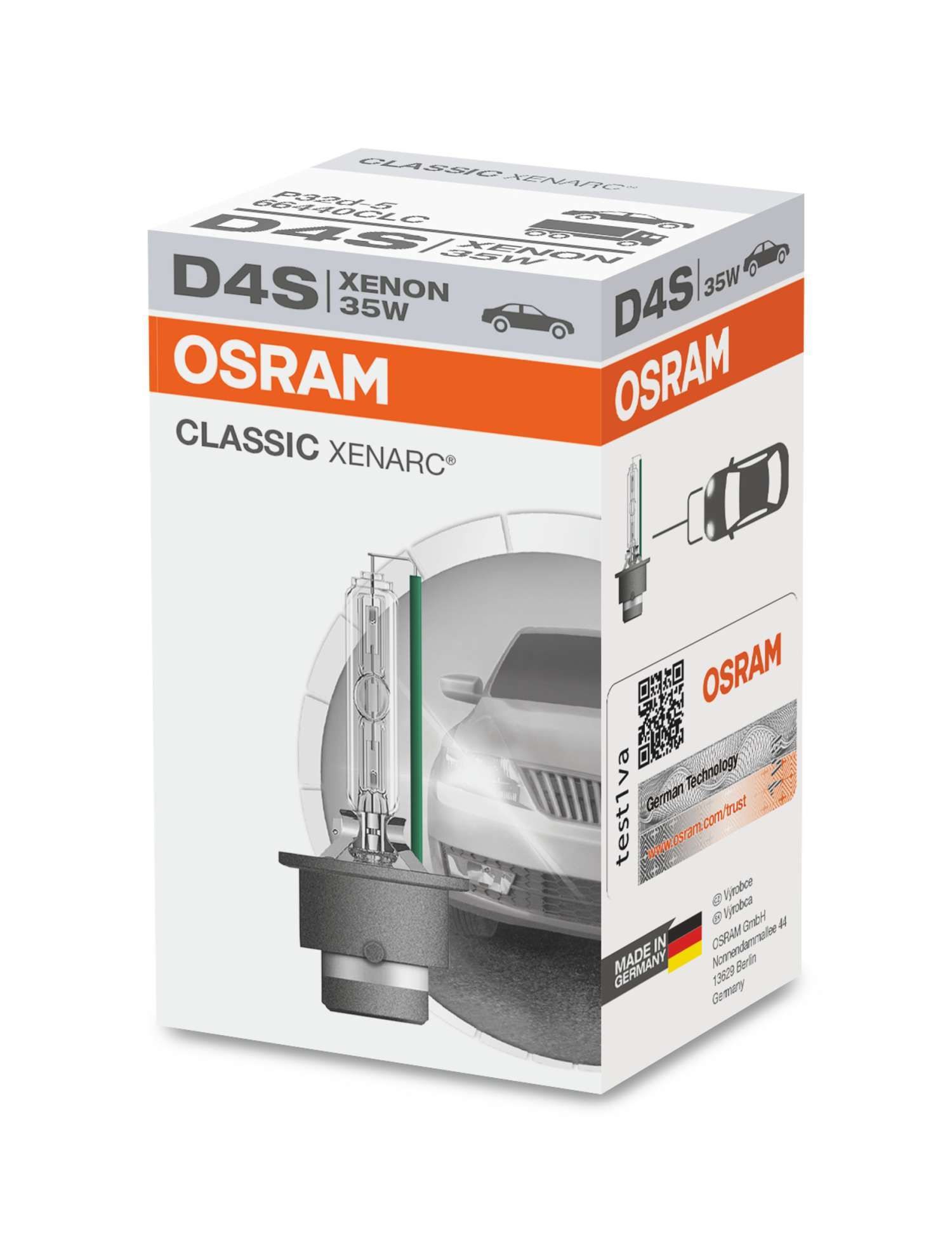 D4S 12V+24V 35W P32d-5 Classic 1st. OSRAM